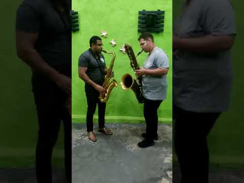 CCB 106 sax baixo e tenor, na comunhão 🔥