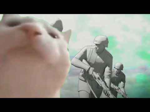 Attack on Titan final season | Shingeki no kyojin final season opening | cat vibing meme