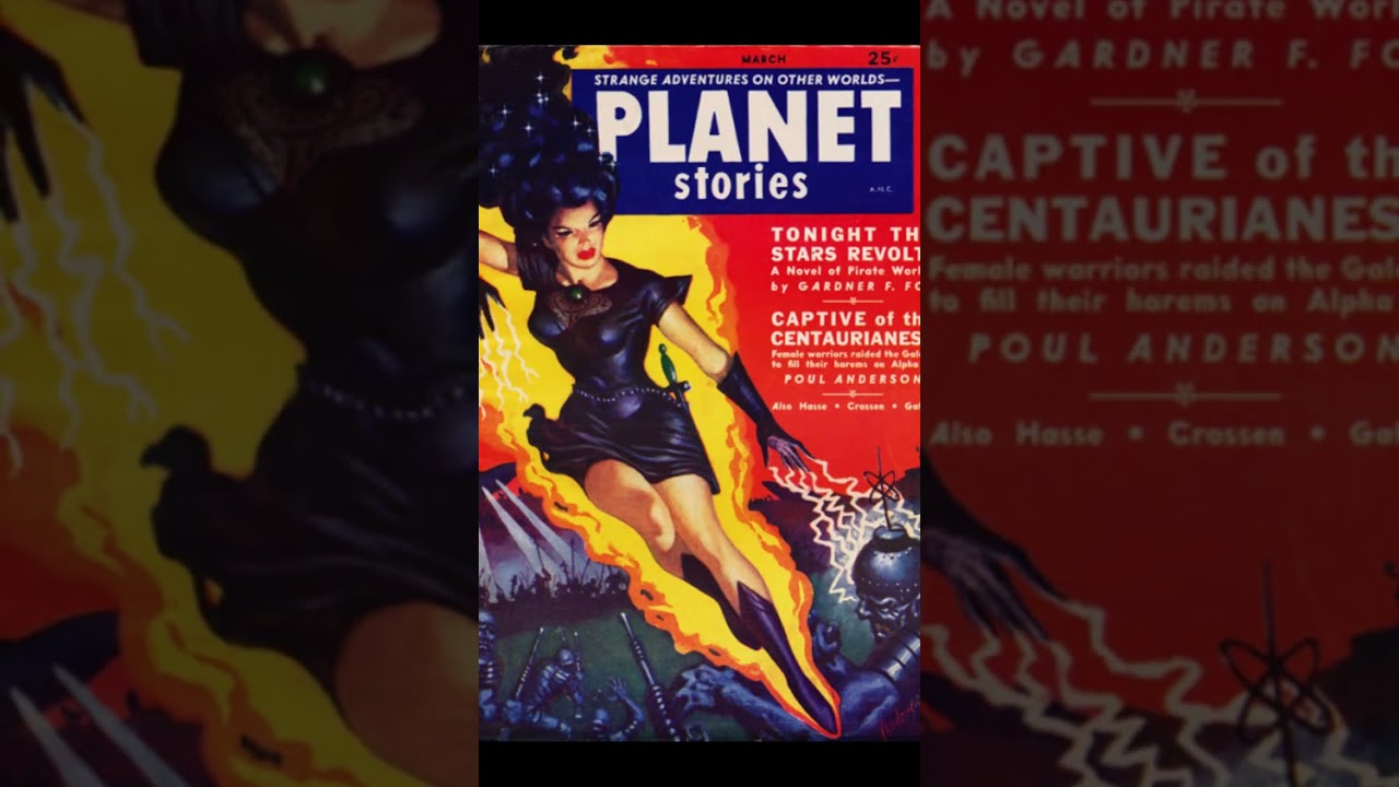 PLANET STORIES👉Painted Sci-Fi Covers👉TV/Movie???👉Fiction House Pulp Magazine #shorts #scifi