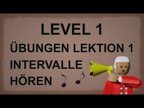 INTERVALLE HÖREN - Level 1: Welcher Ton ist höher?
