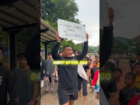 Hadiah| 500Rb buat orang yg bisa ngalahin Lari Sprint dari Kita berdua🏅