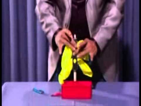 Candle through silk by Uday - www.MJMMagic.com