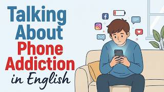 Talking About Phone Addiction in English | Easy English Podcast for Beginners