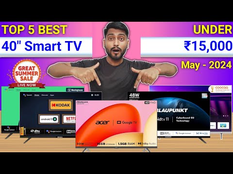 🔥Top 5 Best 40 Inch Full HD Smart TV Under 15k In 2024 || Best 40 Inch Smart TV Under 15k In 2024