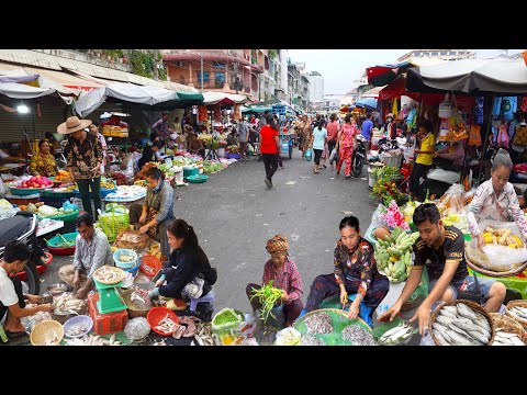 Cambodian Morning Market In Phnom Penh City - Jenny's Daily Life