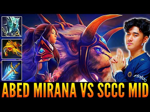 ABED With MIRANA Meet SCCC With PANGOLIER On The Mid | Crazy Gameplay  [ Patch 7.32b ]  Dota 2