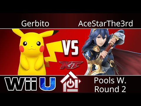 KiT 2018 - Gerbito (Pikachu) vs AceStarThe3rd (Lucina) - Smash 4 Pools W. Round 2