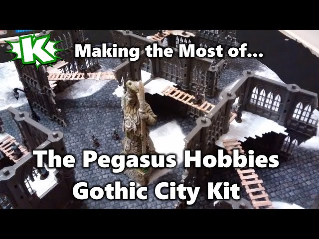 Vídeo relacionado con Pegasus Hobbies 4923 Gothic City Building Large Set