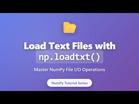 Python Numpy Loadtxt