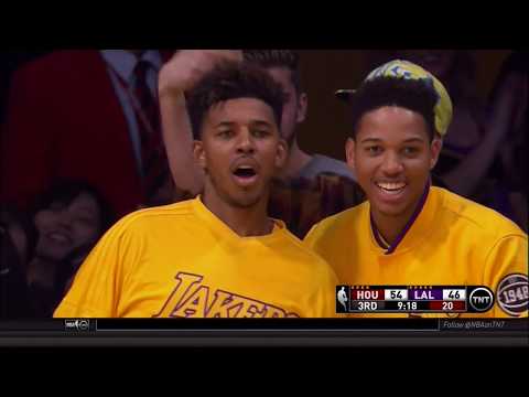 Kobe Bryant poster dunk on Clint Capela: Los Angeles Lakers vs. Houston Rockets