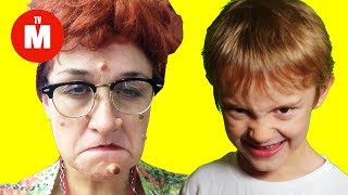ДАВИД идет в ДЕТСКИЙ САД?! Няня НАДЕЛА маску ЧЕЛОВЕК-ПАУК