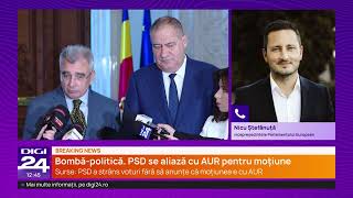 Nicu Ștefănuță, despre alianța PSD-AUR: Va duce la o situație ca în 2024
