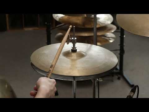 1960s Zildjian A 14" Hi Hat Cymbals 886g 918g