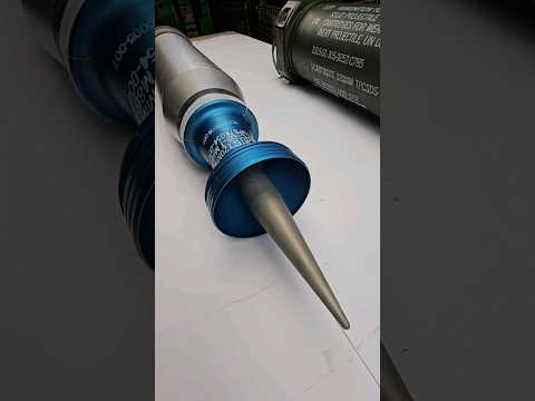 120mm SABOT DART Round for M1A1 Abrams Tank Gun 1 MILE PER SECOND AMMO!! #military #bullet #unboxing