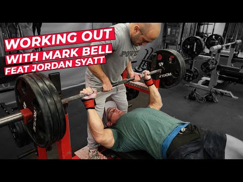 Working Out W/ Mark Bell ( Feat Jordan Syatt, Bench Press, Bamboo Bench Press )