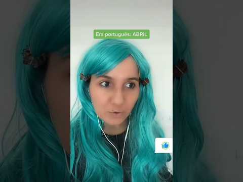 Abril em idiomas diferentes #espanol #portugues #brasil #francais #english #idiomas