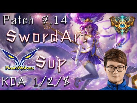 Fw SwordArt  Janna Vs Thresh Patch 7.17 KDA 1/2/8