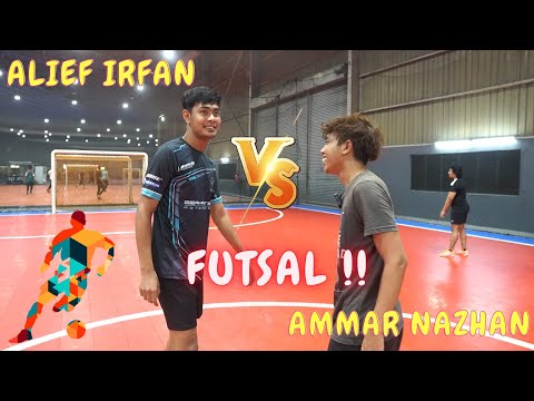 AMMAR NAZHAN VS ALIEF IRFAN TEAM FUTSAL !! - YOUTUBER TOURNAMENT !