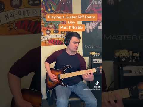 Playing a Guitar Riff Every Day Part 114/365: Monkey Business - Skid Row