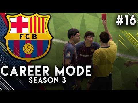 FIFA 19 Barcelona Career Mode EP16 - How Is That A Red Card?!!