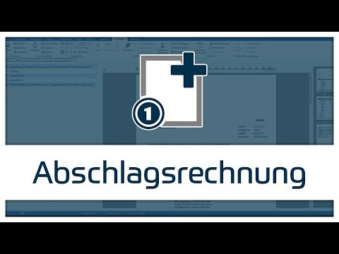 Abschlagsrechnung erstellen  | TopKontor Handwerk