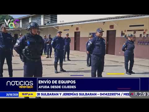 Más funcionarios cojedeños en camino hacia La Guaira y Caracas 