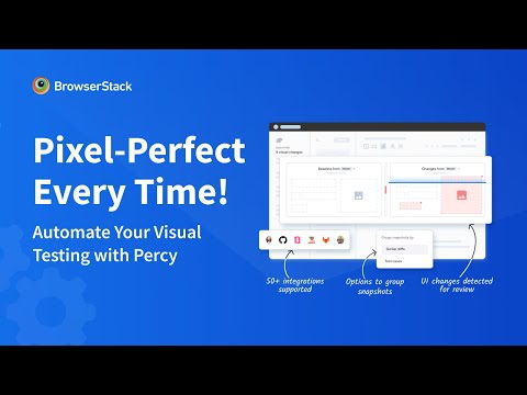 Eliminate Visual Bugs with Percy – Smarter Visual Testing Made Easy!
