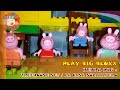 PLAYBIG BLOXX Lego PEPPA PIG TREEHOUSE CONSTRUCTION SET Junior TV