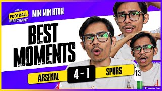 Download lagu ARSENAL 4-1 TOTTENHAM I FAN BEST MOMENTS mp3