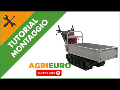 Motocarriola cingolata Honda HP 500 BX E1: montaggio