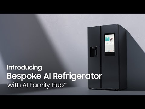 Introducing Bespoke AI Refrigerator Side-by-Side | AI Family Hub™ | Samsung