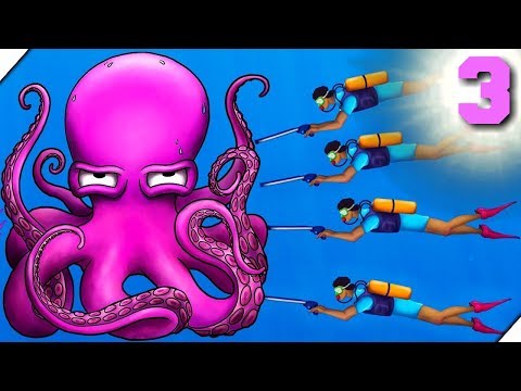 #3 GIANT OCTOPUS EATS DIVERS' and DOLPHIN - Tasty Planet Forever (Octopus Levels 9 10)