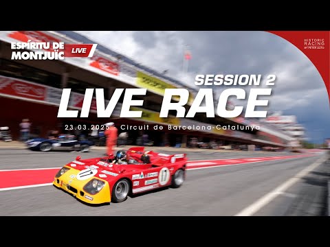 Espíritu de Montjuïc - Historic Racing by Peter Auto - Live 2 🔴🇬🇧