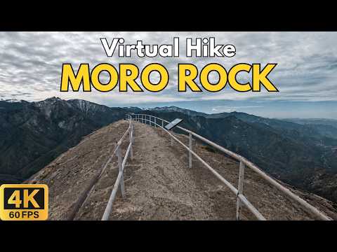 Moro Rock 4K POV Hike | Staircase Summit Climb | Sequoia National Park | Treadmill Walk