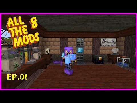 All the Mods 8 - Ep01 - The Beautiful Swamp Village