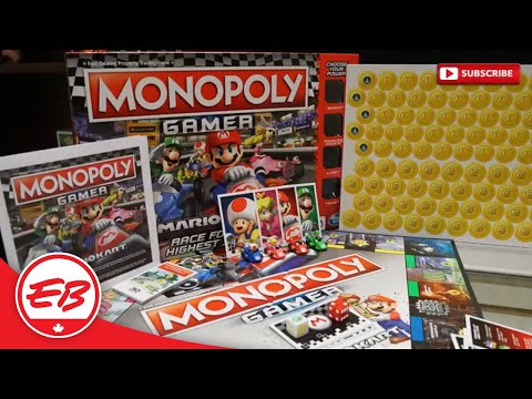 First to Market! Monopoly (Mario Kart) Gamer Edition | EB Unboxes