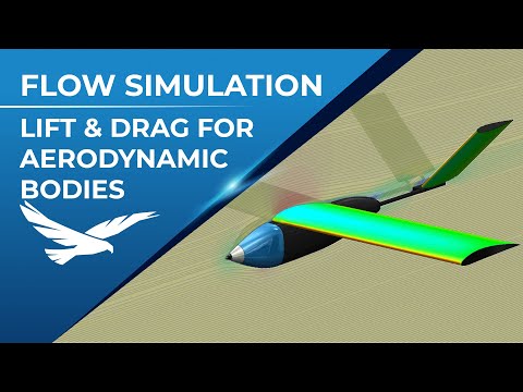 Predicting Lift and Drag for Aerodynamic Bodies with SOLIDWORKS Flow Simulation