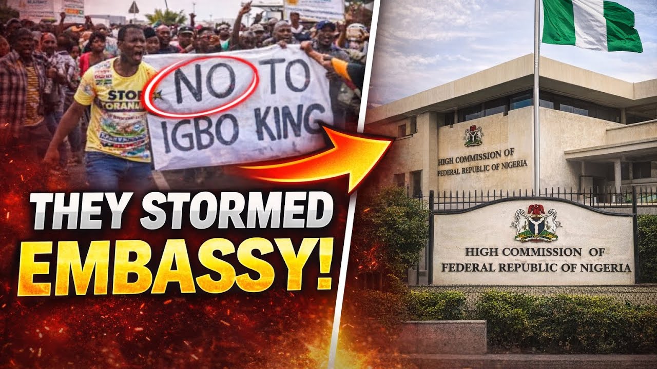 👉 SA Protesters Storm Nigerian High Commission | Embassy Issues New Directives