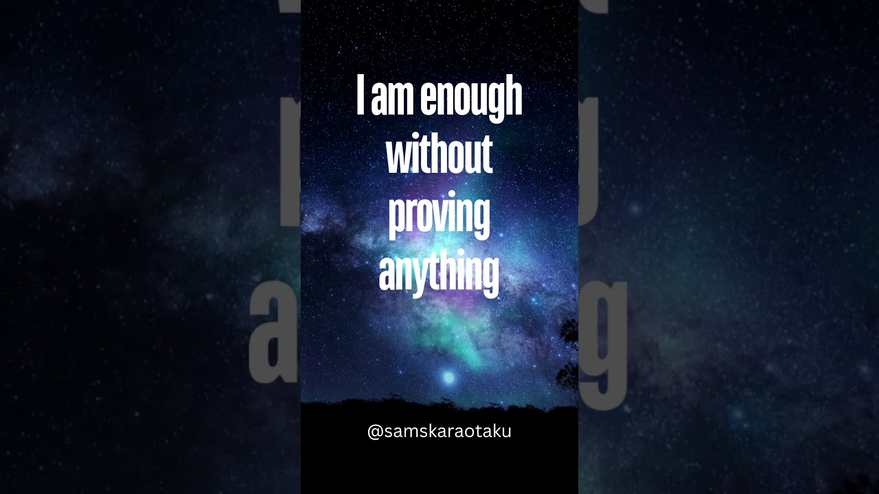 I am enough affirmations #affirmations