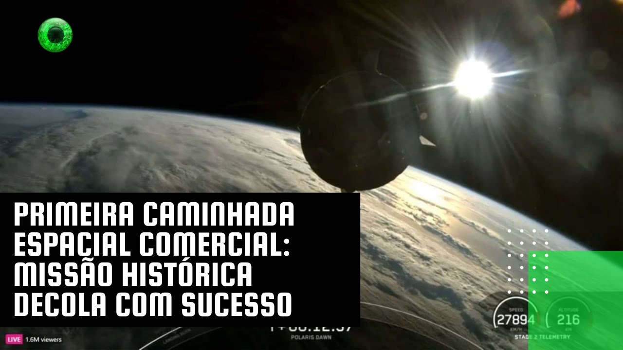 Primeira caminhada espacial comercial: missão histórica decola com sucesso