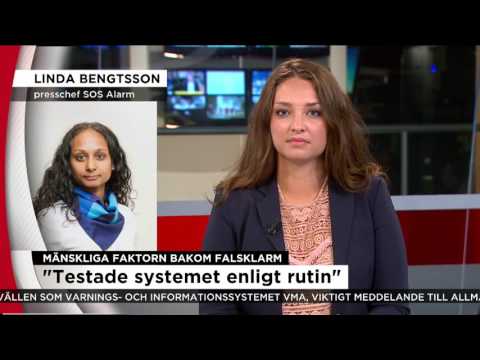 SOS Alarm: "Behöver se över våra rutiner" - Nyheterna (TV4)