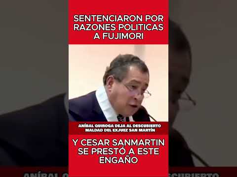 ANIBAL QUIROGA DEJA AL DESCUBIERTO LA MALDAD DE CESAR SAN MARTIN #peru