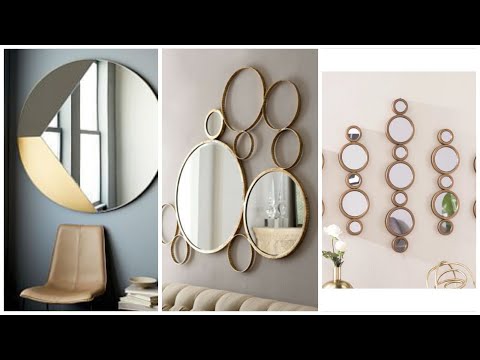 Mirror decoration in every size / how to decorate with round shape mirror in different sizes