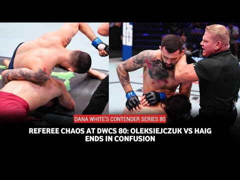 DWCS 80 results: Controversy strikes as referee calls timeout instead of stopping fight