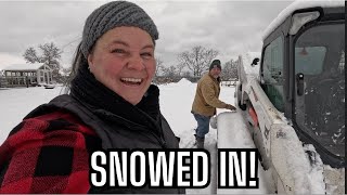 Oklahoma Blizzard 2025: Snowed In! Feeding & Watering Animals During the Polar Vortex