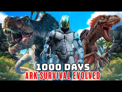 I Survived 1000 Days on Ark Survival Evolved | Supercut