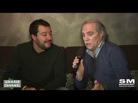 2016 - MONTEFALCO (PG) - Intervista a MATTEO SALVINI - 11-11-16