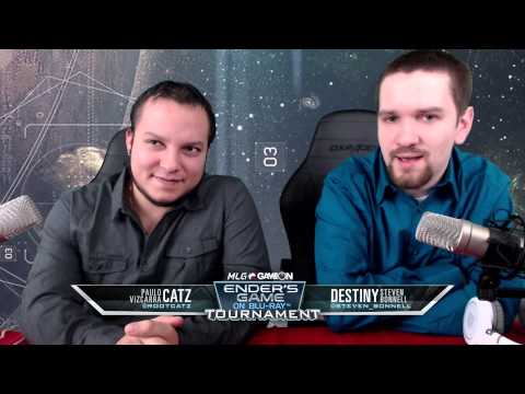 Drunkenboi vs DesRow Game 1 PART 1 - Day 1 - Ender's Game On Bluray Tournament