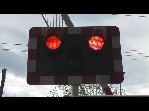 Railway Crossing - Sydney Parade, Dublin - IE 8500 and 8510 Class Dart Trains