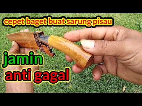 blacksmithing🔴cara cepat membuat sarung pisau anti gagal||anti-fail knife scabbard#ketutdarmanto